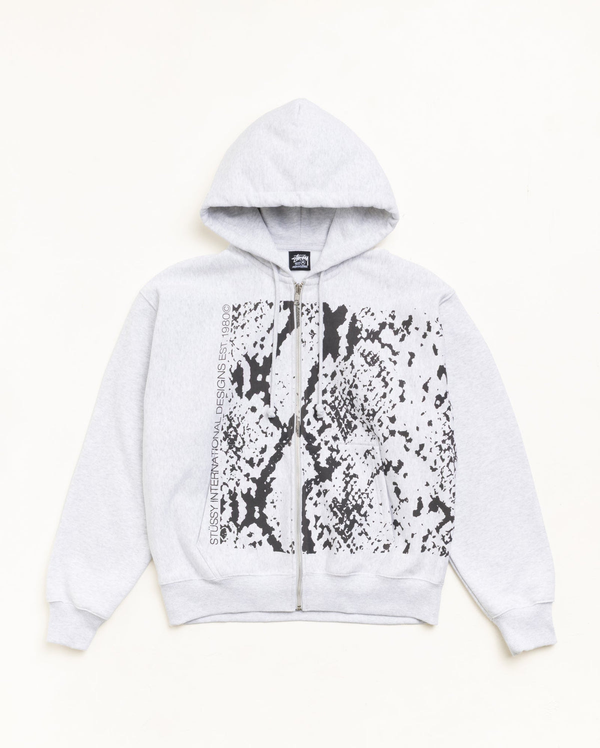 SNAKESKIN ZIP HOODIE